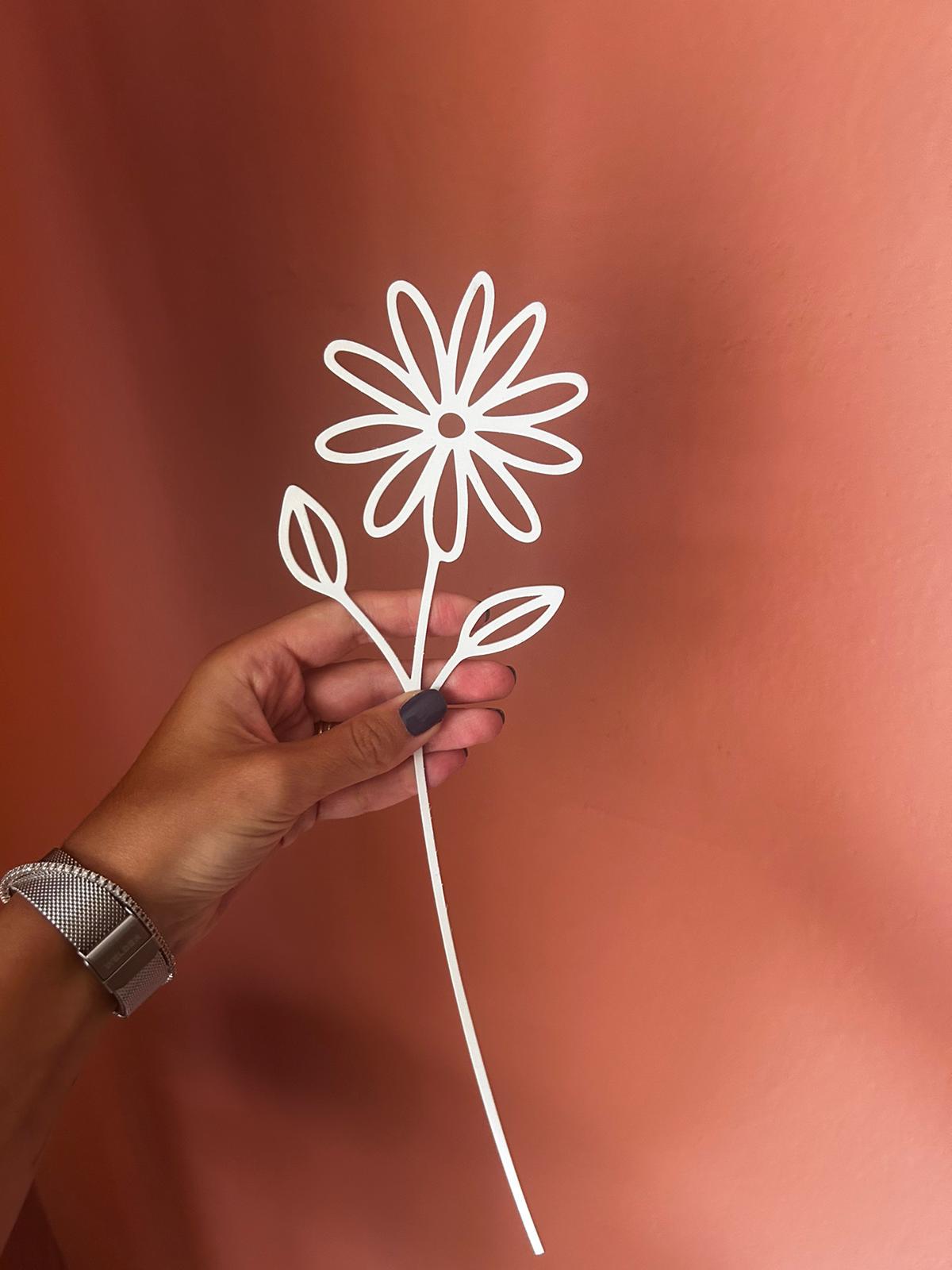 Metal Flower Stems Set – Christmas Table Decor Gift - BlackIvyCraft