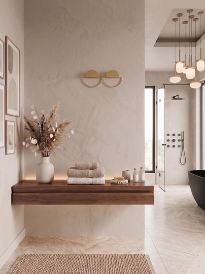 Modern Metal Wall Rack: Minimal Gold Coat Hooks, Accessory Rack - BlackIvyCraft