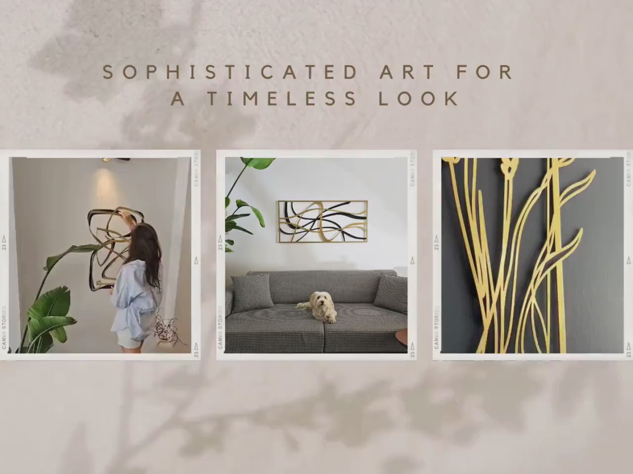 Oversize Abstract Metal Wall Art