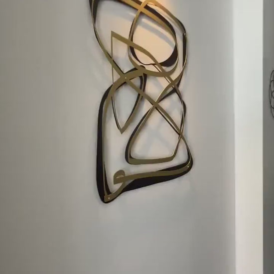 Oversize Abstract Metal Wall Art