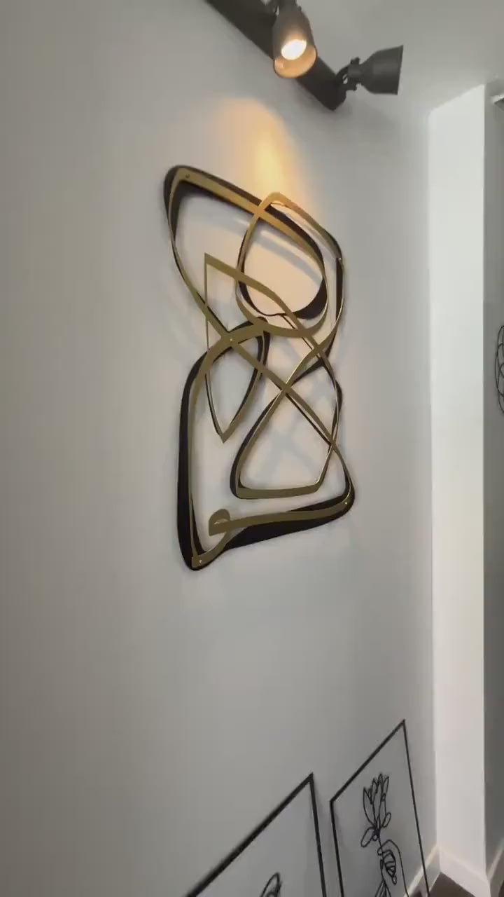 Oversize Abstract Metal Wall Art