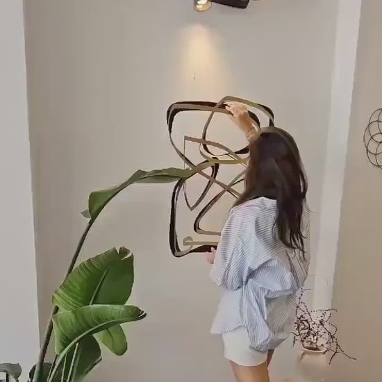 Oversize Abstract Metal Wall Art