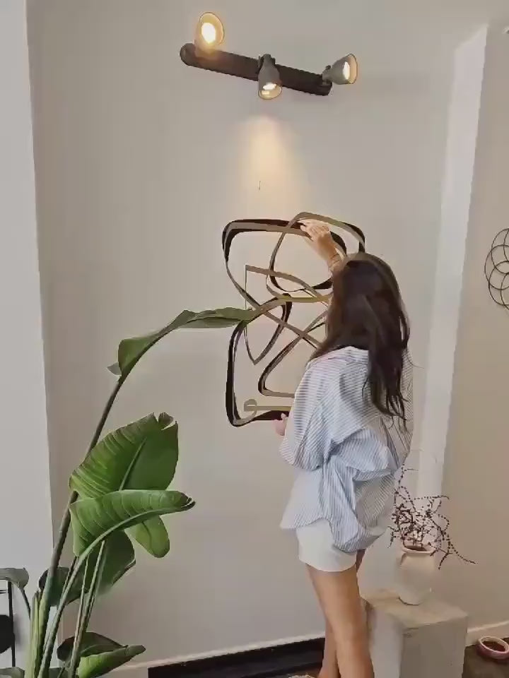 Oversize Abstract Metal Wall Art