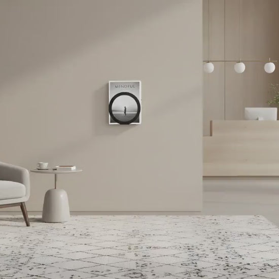 Modern Wall Magazine Rack – Minimalist Metal Book & Record Shelf