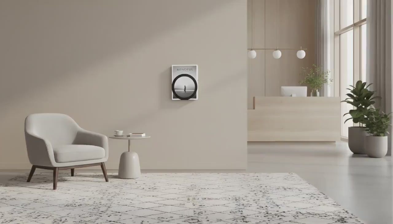 Modern Wall Magazine Rack – Minimalist Metal Book & Record Shelf