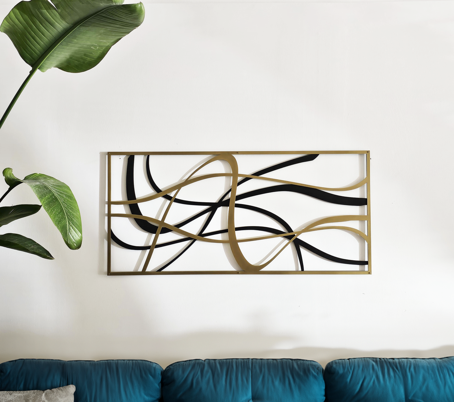 Oversize Abstract Metal Wall Art