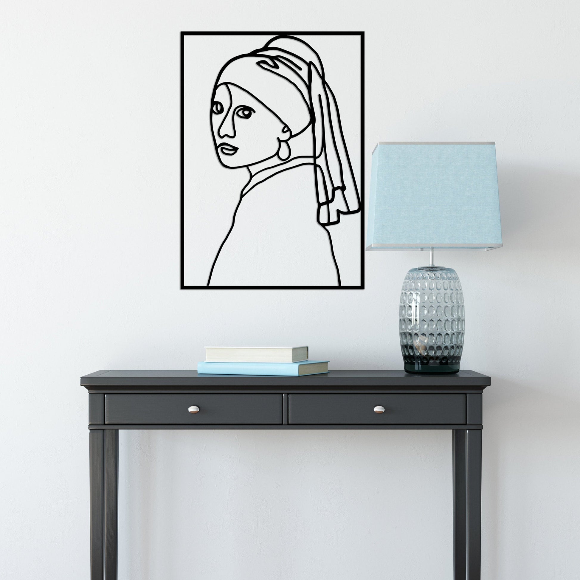 Girl With a Pearl Earring Wall Art - BlackIvyCrafts