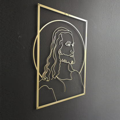 Jesus Gold Wall Art W291 - BlackIvyCraft