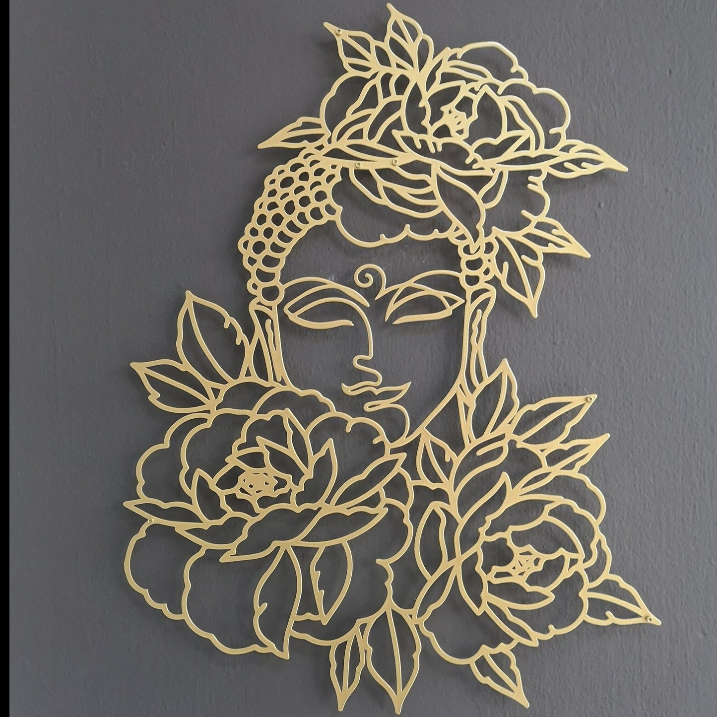 Buddha Metal Wall Art - BlackIvyCrafts