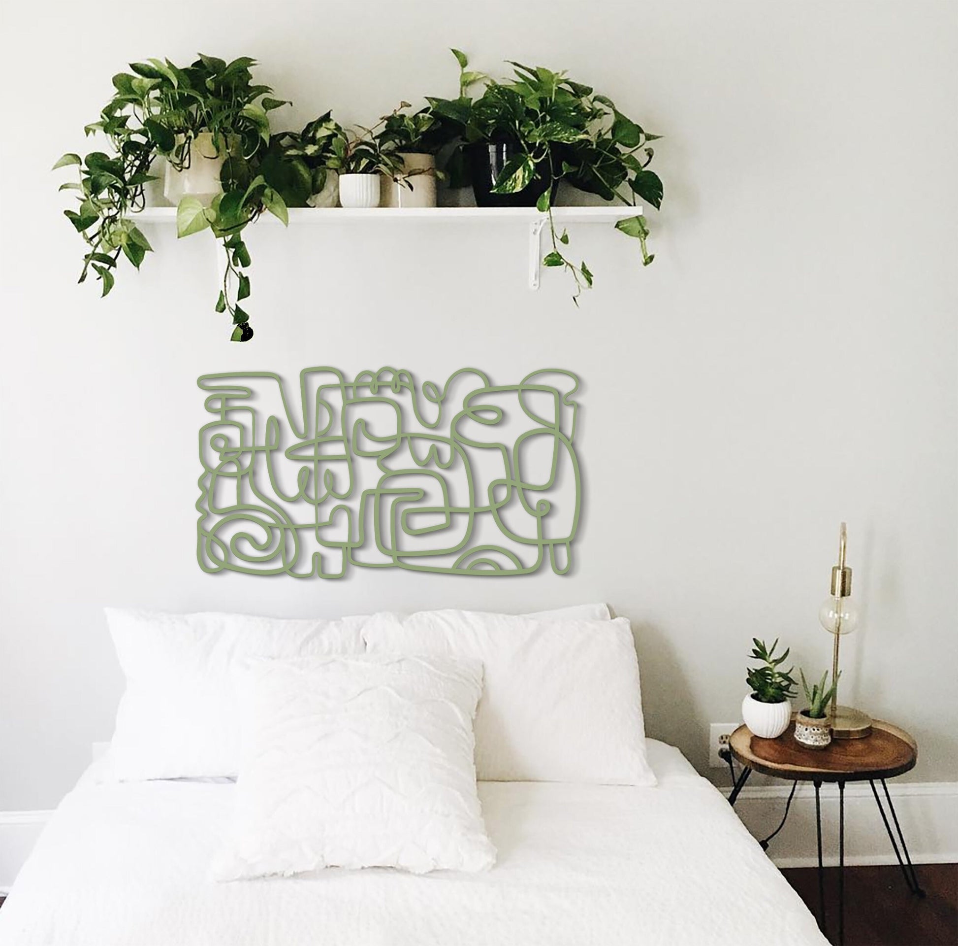Abstract Metal Wall Art, Xlarge Metal Wall Decor, Modern Living Room Art, Contemporary Metal Sculpture, Unique Wall Decor, Above Bed Art